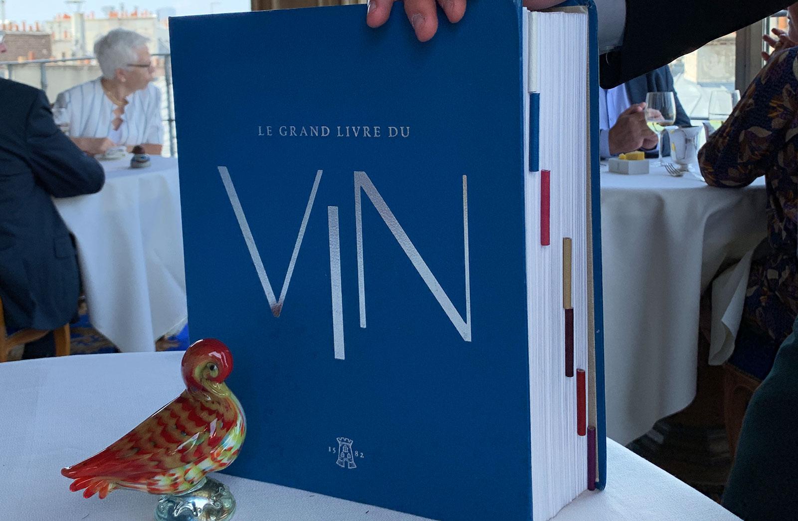 Restaurant Tour d'Argent, les vins.