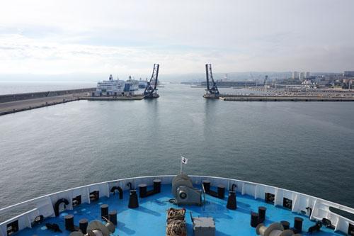 Sortie du port de Marseille