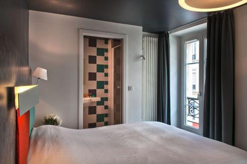 Hôtel des Métallos, chambre double
