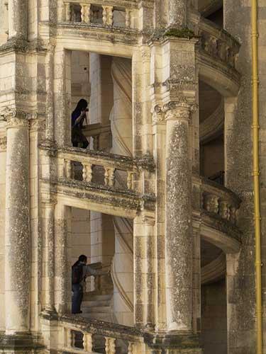 Escaliers, Chambord. Gwen sur Flickr