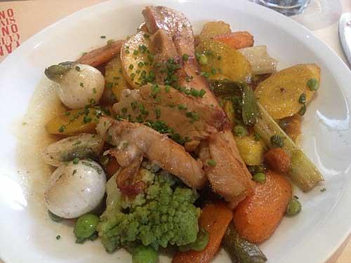 Navarin d'agneau et legumes au beurre