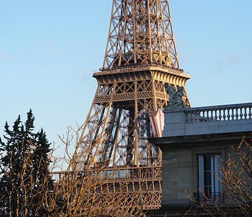 Dernier étage de la tour Eiffel fermé