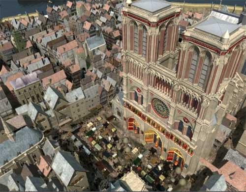 Notre-Dame de Paris colorée