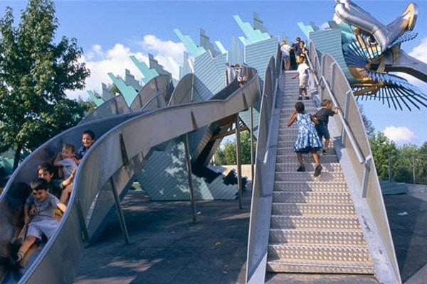 parc villette toboggan