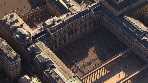 Jeu de Paumes vue du ciel