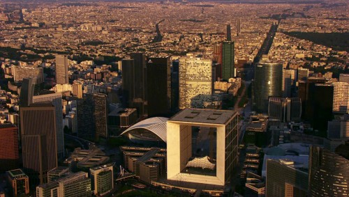 La défense vue du ciel