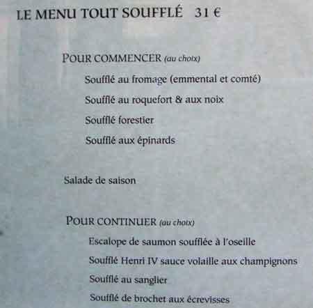 Restaurant Le Soufflé