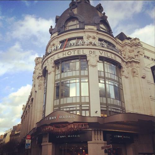 LE BHV MARAIS, traditionnel magasin de département à Paris