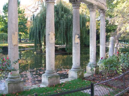 Le parc Monceau à Paris
