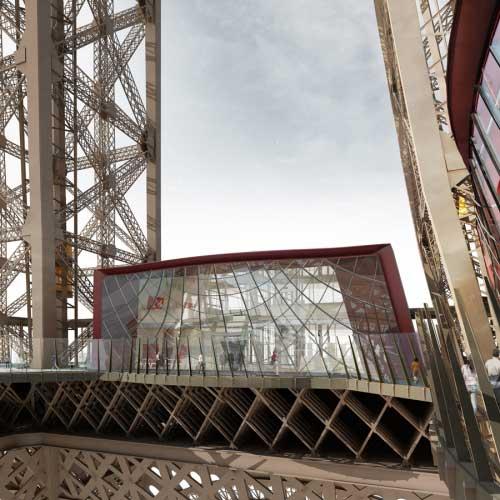 Le nouveau premier étage de la tour Eiffel