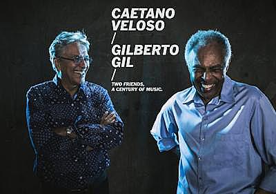 Gilberto Gil et Caetano Veloso à Paris