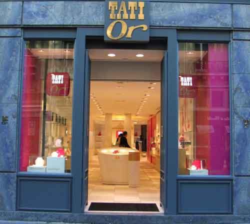 Tati Or - bijoux bon marché sur la place la plus chère de Paris