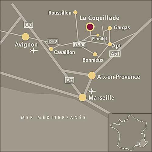 Hôtel élégant au sein d'un vignoble provençal