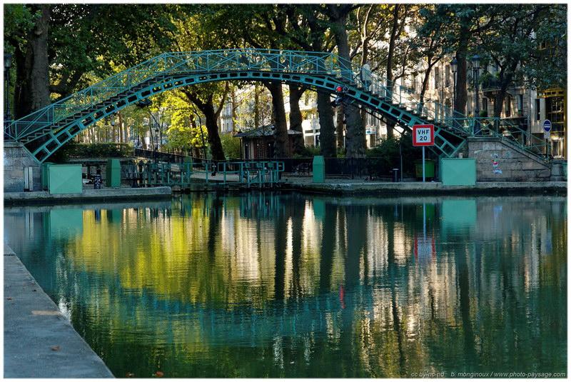 Le canal Saint Martin