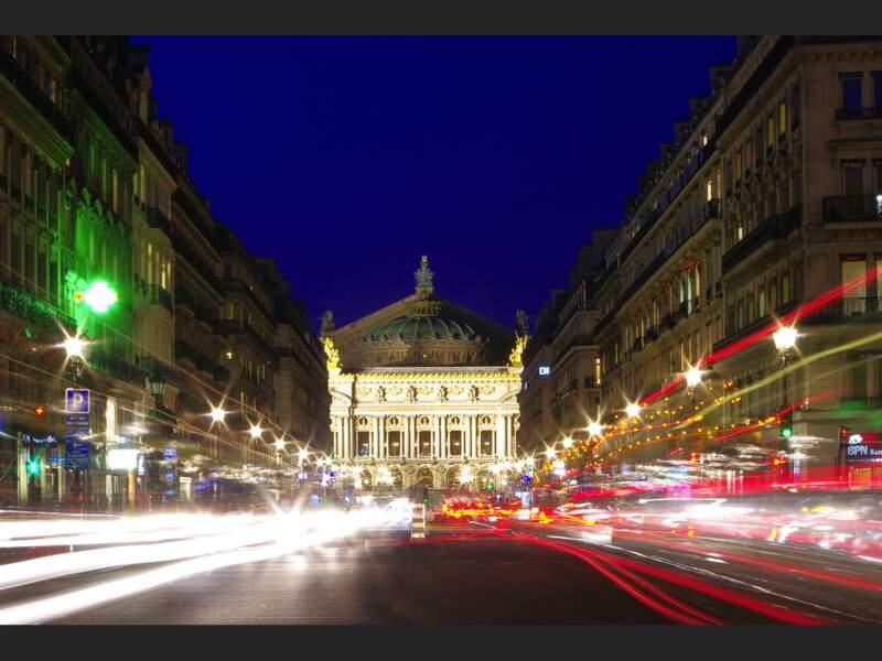 Vue sur l'Opéra Garnier, à Paris