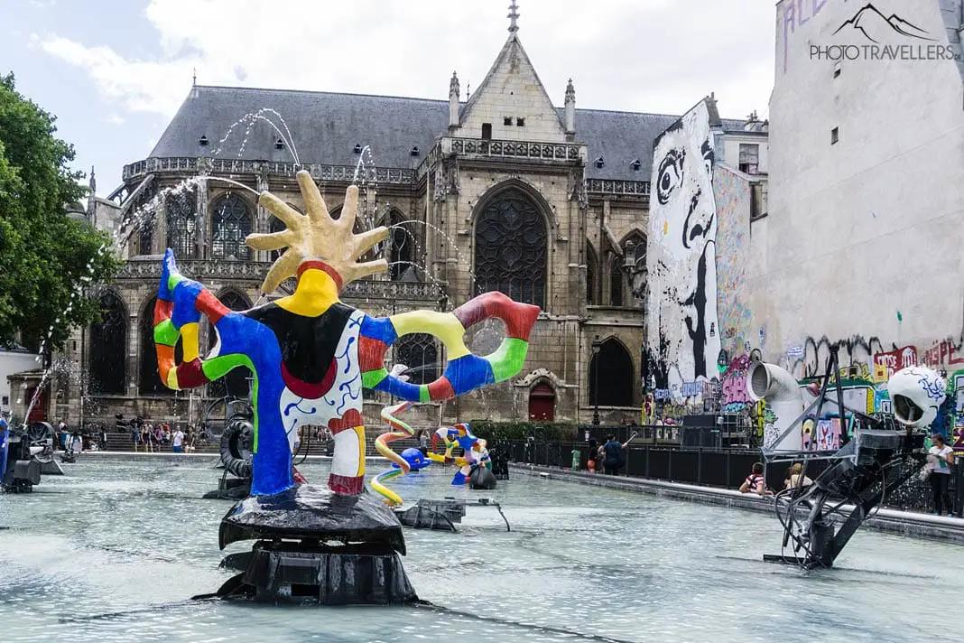 Der kreative Strawinsky Brunnen